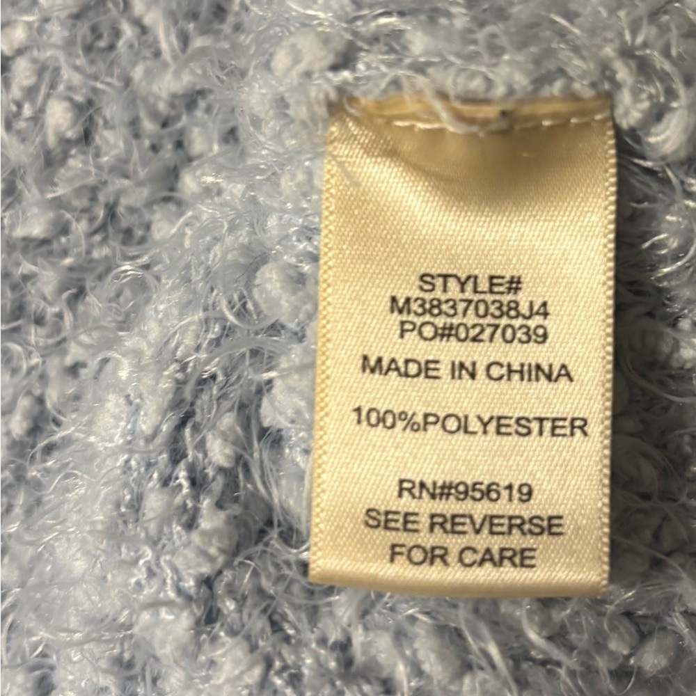 JohnPaulRichard Light Gray Bubble Knit Crewneck Sweater - Picture 6 of 8